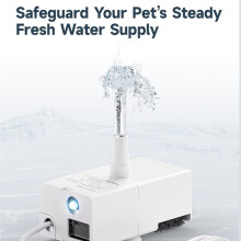 Fuente de Agua para Gatos Bomba 5V Desmontable Impermeable Silenciosa Fuente de Agua para Cachorros con Luz para Cachorros Gatos Perros en Casa