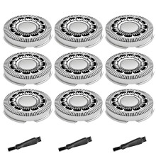 SH90 Replacement Heads for Norelco Series 9000(S9xxx) 8000(S8xxx), Precision Blades