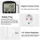Temperature Controller Socket Digital Thermostat with Timer Sensor Probe Outlet Heating Cooling  16A EU Plug 7