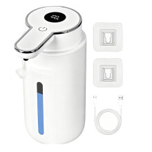 Dispensador Automático de Sabão Sensor P23 - Lavador de Mãos Espumante Montado Na Parede para Uso Residencial e Comercial