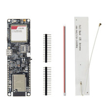 T-A7670E Module ESP32-WROVER-E 4G LTE Cat1 Dev Board with FPC Antenna Supports WiFi BT TF Card with 18650 Battery Holder