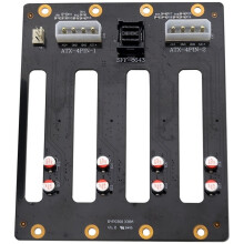 Server Backplane 4SAS 7+7+15Pin 8643 HDD Adapter SSD Hard Disk 4pinX2 Power Supply 3pin Fan Header Circui