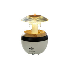 Raindrop Humidifier for Bedroom 450ml Cool Mist Humidifier with Essential Oil Diffuser 7 Colors LED Night Light for Home