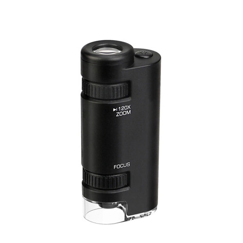 Pocket Digital Microscope 60x-120x with AAA Battery, Compact Microscope for Student Science Learning 1
