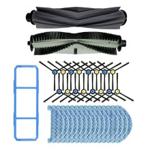 For ZACO A10 Robot Vacuum Cleaner Main Side Brush Mop Cloths Replacement Spare Parts Accessories(35pcs)