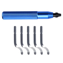 Gratentferner Reamer mit BS1010 Zubehör Entgratung Werkzeug 360 Grad Drehung Kante Gratentferner Reamer Werkzeug Teile Kit