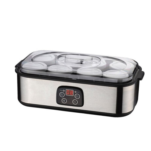 Automatic Yogurt Maker with 8 Glasses Professional Adjustable Temperature  Yogurt Maker Ice Cream UK Plug