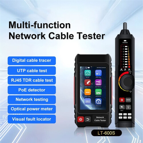LT-600S Network Cable Tracer Multi-Functional Cable Tracker Network Cable Finder IP RJ45 TDR PoE Detector Cable Tracer 1