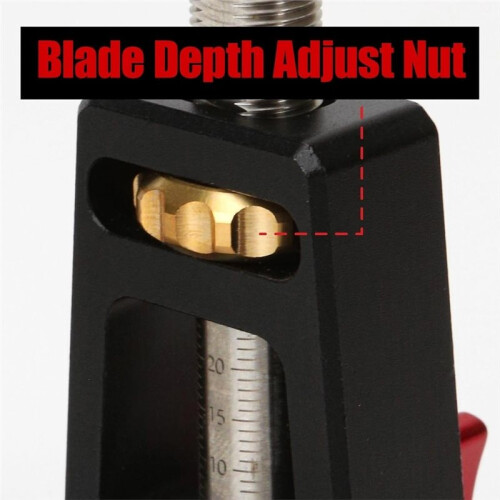 Router Plane Handheld Woodworking Tool Quick Adjust with Depth Stop Bench Planer Flat Bottom Edged,  DIY Woodcraft 2