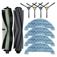 For ZACO A10 Robot Vacuum Cleaner Main Side Brush Mop Cloths Replacement Spare Parts Accessories(10pcs)