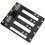 Server Backplane 4SAS 7+7+15Pin 8643 HDD Adapter SSD  Hard Disk 4pinX2 Voeding 3pin Fan Header Circuit 4