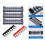 6 Sets Terminals Block Strips,8-Position 600V 15A Pluggable Terminal Block with Cover (Screw Connection) 2
