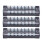 6 Sets Terminals Block Strips,8-Position 600V 15A Pluggable Terminal Block with Cover (Screw Connection) 3
