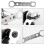 Electric Rivet Adapter, Conversion  for Cordless Riveting Tools,with Hex Shaft,for DIY Projects,Rivet Tool 6
