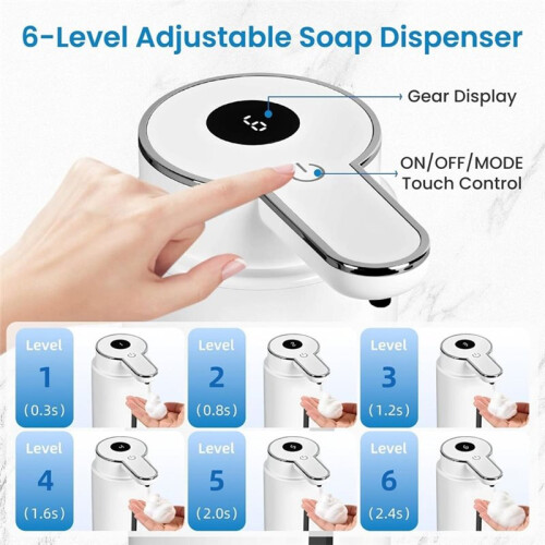 P23 Automatic Sensor Soap Dispenser - Wall-Mounted Foaming Hand Washer for Home and Commercial Use 2