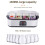 Automatic Yogurt Maker with 8 Glasses Professional Adjustable Temperature  Yogurt Maker Ice Cream UK Plug 6