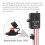 10A Wireless Controller mit Versicherung 3-Tasten Selbst-Rücksetzender Linearaktuator Controller Winde Solenoid Relais Kontaktor 5