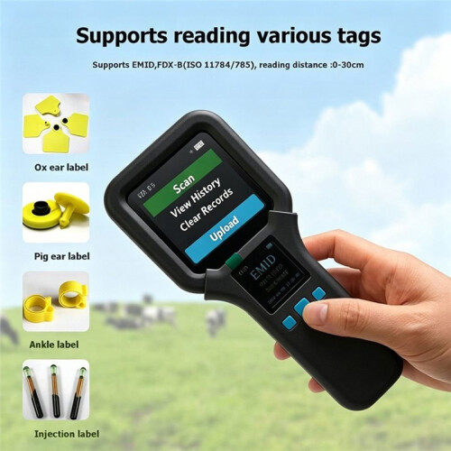 W91D Microchip Reader Dogs Animal Microchip Reader Microchip Scanner Pet Microchip Scanner Pet Chip Scanner for Dog 2