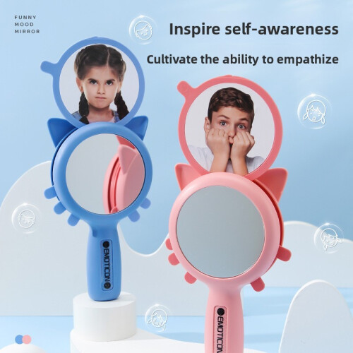 (Blue)Baby Educational Mirror Emotion Expression Recognition Development Cognitive 2