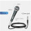 2X Professional Handheld Wired Microfone Mic Dynamic Microphone for Karaoke Live Vocal Performance Microfone 3