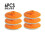 6 Peças de Almofada de Polimento M10 de 80mm 3 Polegadas 150 Almofadas de Polimento para Moagem e Polimento de Pedra de Mármore 6