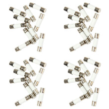 40Pcs 250V 0.5A 500mA Fast Blow Ceramic Fuses Tubes 5mm X 20mm