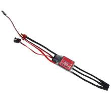 AM32 60A Bürstenloser ESC 2-3S RC Elektronischer Geschwindigkeitsregler mit T-Stecker 4,0 mm Stecker für 2847/540/3650 Innenmotor