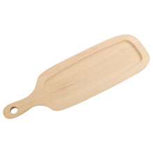 Plateau élégant en bambou, planche de service raffinée en bois de hêtre, idéale pour découper viandes et légumes, servir gâteaux, fruits,