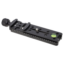 Placa de Liberação Rápida de 150mm com Deslizamento Nodal para Trilho de Câmera para Tripé Monopé de Fotografia Panorâmica para Xero C1 DSLR