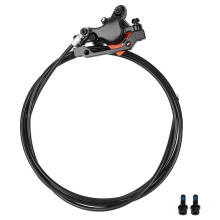 Universal Hydraulic Disc Brake Caliper Full Set with 220cm Oil Hose for 10Inch Electric Scooter Accessory Front Left