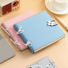 Cahier Élégant avec un Design Floral - Portable et Parfait pour le Journaling ou le Tamponnage, 240 Pages Rose