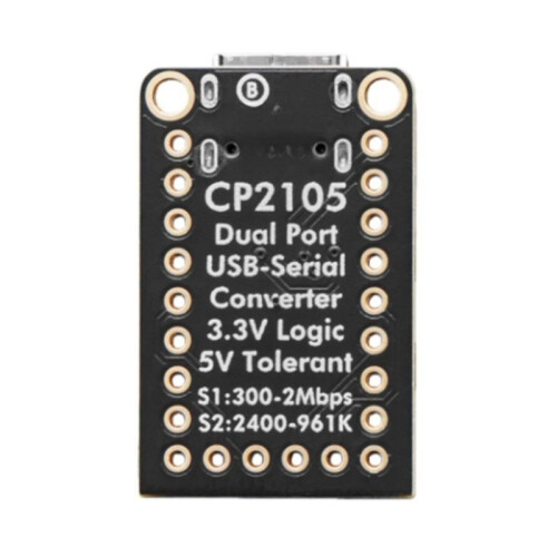 Módulo CP2105 Friend - Conversores Seriais USB para Dual UART USB C para Conversor Serial Dual UART 2