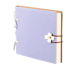 Stylish Notebook with A Floral Design-Portable and Perfect for Journaling or Stamping,240pages Violet