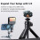 Double-Sided for  Phone Stand Tripod 360 Adjustable Portable Foldable 1/4" Mount for  17-13 Gray 6