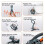 Double-Sided for  Phone Stand Tripod 360 Adjustable Portable Foldable 1/4" Mount for  17-13 Gray 4