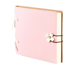 Quaderno Elegante con Design Floreale - Portatile e Perfetto per Scrivere o Timbrare, 240 Pagine Rosa