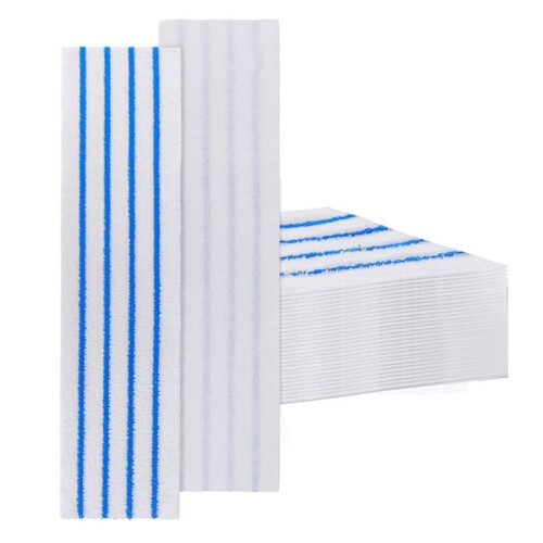 30 Pack Replacement Disposable Microfiber Pad for  Quick Connect Mop System, Wet & Dry Cleaning Refills