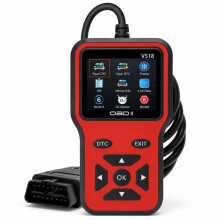 V518 Professional OBD2 Diagnostic Scanner for Automotive Engine Fault Code Reading and Erasing