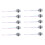 10Pcs 7440 W21W T20 LED Bulb Holder Socket Adapter for LED Parking Side Lights 1