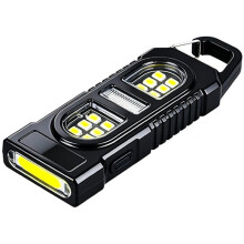 Torcia A Chiave LED Luminoso Lampada di Sicurezza Impermeabile Torcia A Chiave Ricaricabile per Campeggio Escursionismo