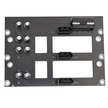 -Hard-Disk-Backplane-Adapter für 2,5/3,5 Zoll-Laufwerke mit Großem 4D-Netzteil
