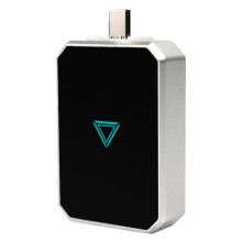 Full Charge Splitter Separator 140W Type-C Overcharge Protector with Automatic Power-Off Protection Silver