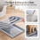 Adjustable Litter Box Step, Elevated Cat Ramp/Stairs with Filter Function, Anti-Tracking, Fits Automatic Litter Boxes 3