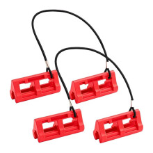 2 Pack Outboard Steering Locks Keep Motor in Position When Towing, Hydraulic Steering Clip for Boat