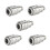 Högtryckstvättadapter, Rostfritt Stål 1/4" QD Koppling för Högtryckssprutor 6