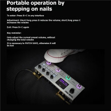 M-VAVE Processador de Pedal de Guitarra Multi Efeitos TANK PRO com Modelagem de Rede Neural AI Guitarra Multi-Efeitos Completo Preto