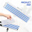 30 Pack Replacement Disposable Microfiber Pad for  Quick Connect Mop System, Wet & Dry Cleaning Refills 8