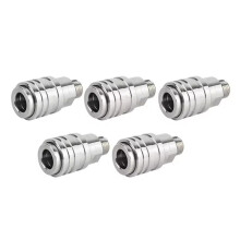 Hochdruckreiniger-Adapter, Edelstahl 1/4" QD Kupplung für Hochdruckspritzpistolen