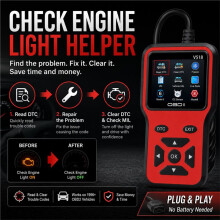 V518 Professioneller OBD2-Diagnosescanner zum Lesen und Löschen Von Motorfehlercodes
