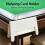 Mahjong Card Holder for Table,Slide-in Under Mat Design, Angled Viewing, Foldable, Space-Saving Accessory 6